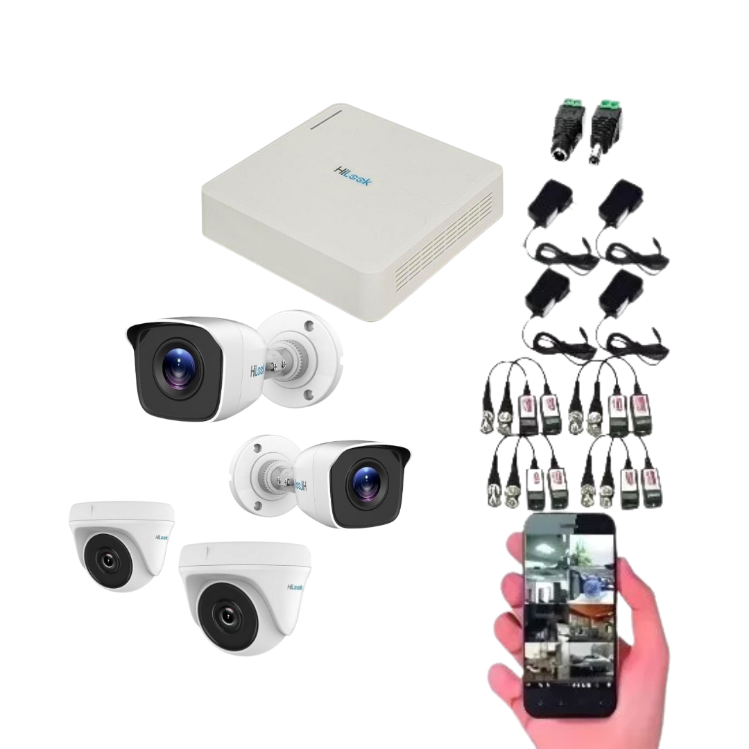 Kit Seguridad. Dvr 8 Canales, 4 Camaras 1080p