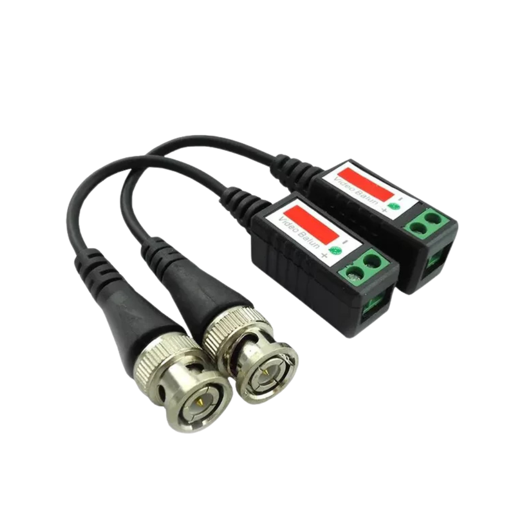 Video Balun Pasivo Par Cámaras Dvr Hd Cvi Tvi Ahd 720p 1080p